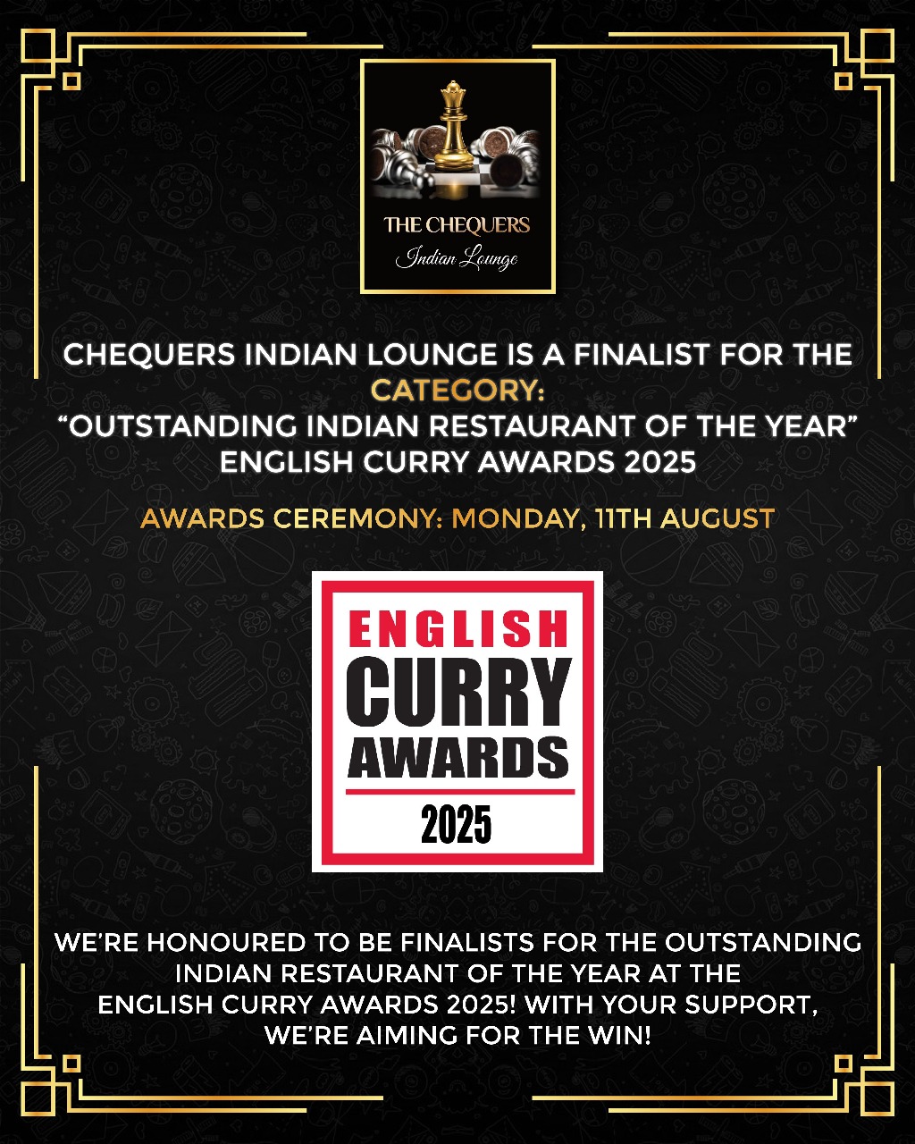 Jilani Restaurant Honoured by James Cartlidge MP