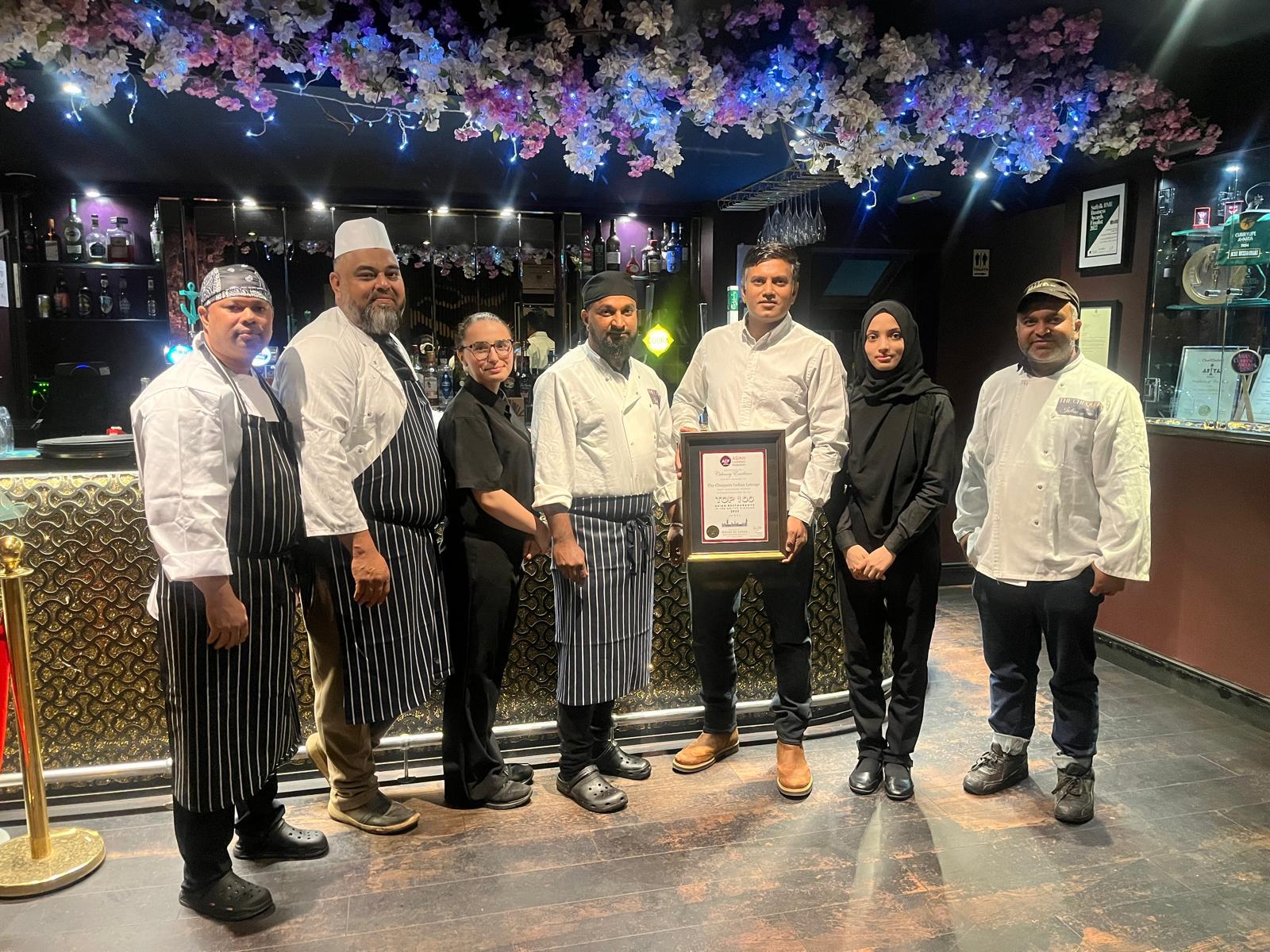 Jilani Restaurant Honoured by James Cartlidge MP