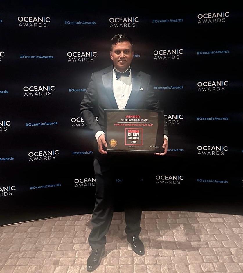 Jilani Restaurant Honoured by James Cartlidge MP