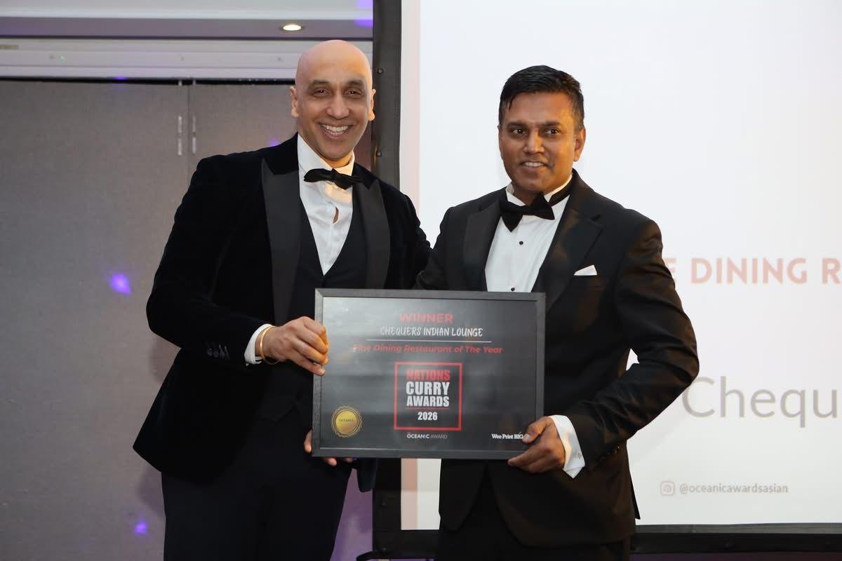 Jilani Restaurant Honoured by James Cartlidge MP