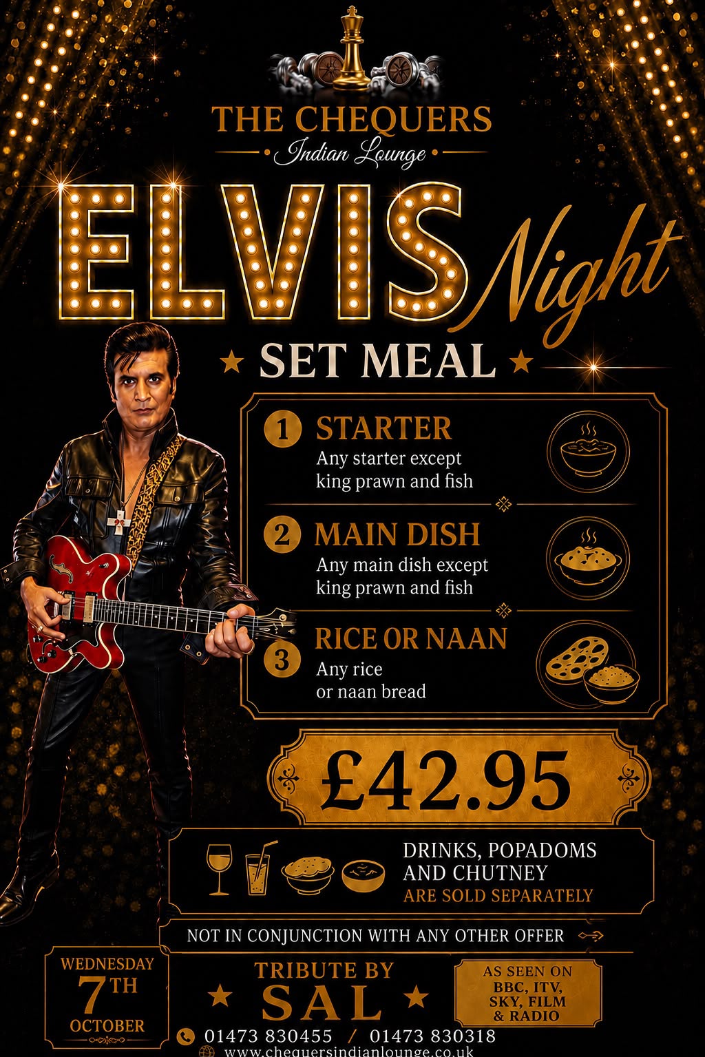 ELVIS CHEQUERS Jilani Restaurant Honoured by James Cartlidge MP